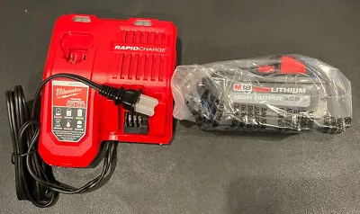 New Milwaukee 48-59-1880 M18 XC8.0 Battery 48-11-1880 & Rapid Charger 48-59-1808 • $138.95