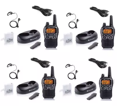 2 Couples Of Walkie Talkie Midland XT70+Chargers+Headphones • $172.26