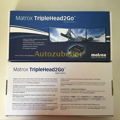 Matrox TripleHead2Go Digital Edition External Multi-Display Adapter T2G-D3D-IF • $568.45