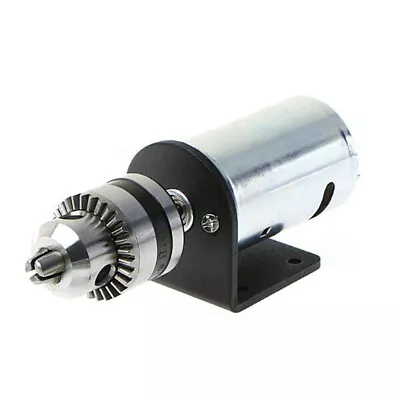  -36V Lathe Press 555 Motor With Miniature Hand Drill Chuck And W9R8 • $25.19