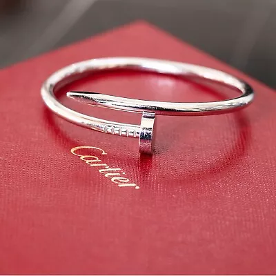 Cartier Juste Un Clou 18k White Gold Bangle Bracelet Size 15 W/ Papers • $6495