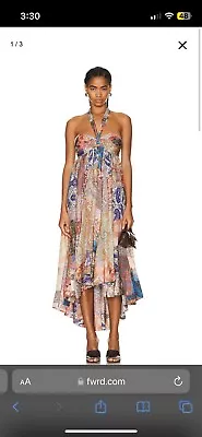 Zimmermann Devi Halter Maxi Dress 0p • $259.06