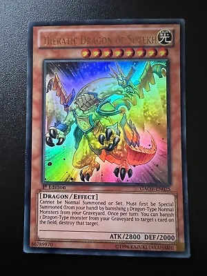 Hieratic Dragon Of Sutekh GAOV-EN025 Ultra Rare Mixed Editions Near Mint Yugioh • £3.25