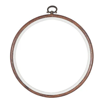 Embroidery Flexi Hoop Cross-Stitch Sewing Round Plastic Frame Free Postage 6inch • £8.99