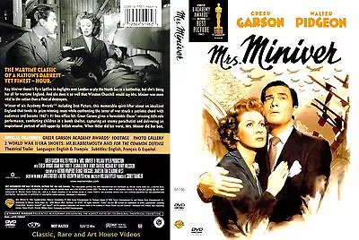 Mrs. Miniver ~ DVD ~ Greer Garson Walter Pidgeon (1942) • $14.90