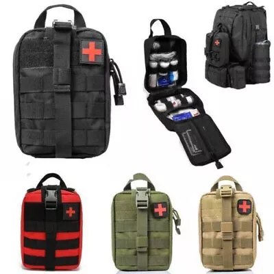 Tactical Survival Hunting Pouch For Ifak Emt Molle First Aid Storage Medic Bag • $8.75