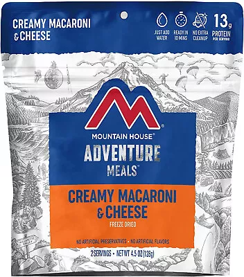 Mountain House Macaroni & Cheese 2-Serving Entree Freeze Dried Camping Food • $12.99