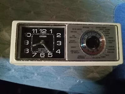 Vintage Citizen Travel Alarm Clock • $10