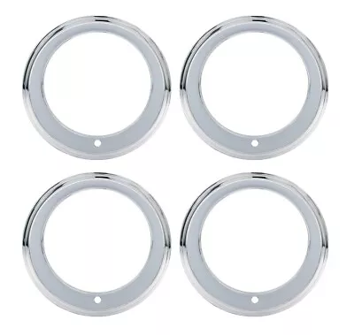 FITS MOPAR DODGE PLYMOUTH MAGNUM RALLY WHEEL TRIM RINGS 2.25  DISH 14x6 14x7 • $199.95