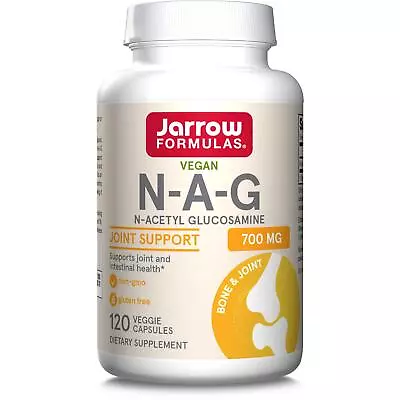 Jarrow Formulas N-A-G 700mg 120 Veggie Capsules Joint Support Intestinal Health • £22.71