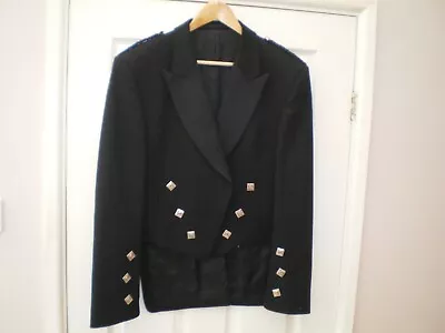 £10.50 • Buy Scottish Argyle Kilt Black Jacket With Waistcoat/Vest - Men
