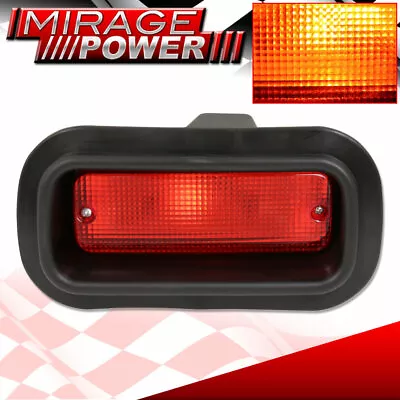 Universal JDM Edm Style Rear Bumper Driving Running Fog Light Lamp Red Lens • $30.99