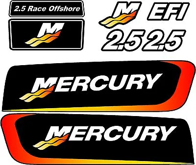 Mercury Racing 2.5  Alien  Cowling Graphics Kit  • $49.99