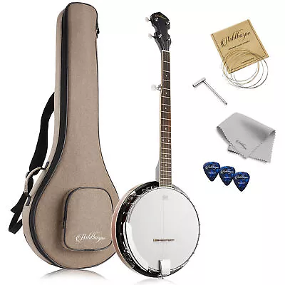 5-String Banjo - Full Size W/ Closed Back Mahogany Resonator Geared 5th Tuner • $153.99