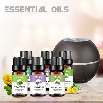 10ml 100% Pure & Natural Aromatherapy Essential Oil • £1.44