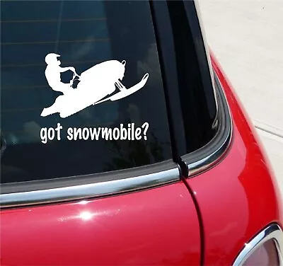 Got Snowmobile? Snowmobiling Race Graphic Decal Sticker Art Car Wall Decor • £3.87