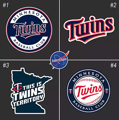 Minnesota Twins Baseball Team Logo MLB Sticker Decal Vinyl *Sz: 3 -12 * • $4.49