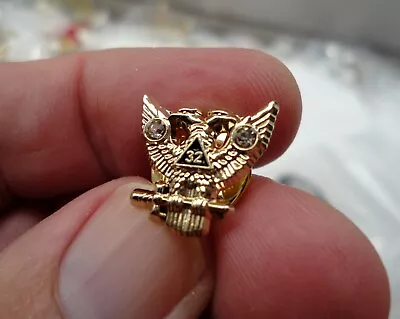 Pre-Owned Freemason Scottish Rite 32nd Degree Eagle Lapel Pin Badge • £4.99