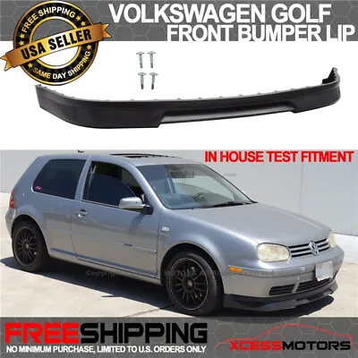 Fits 99-04 Volkswagen Golf MK4 P3 Style Front Bumper Lip Spoiler Unpainted PU • $99.99