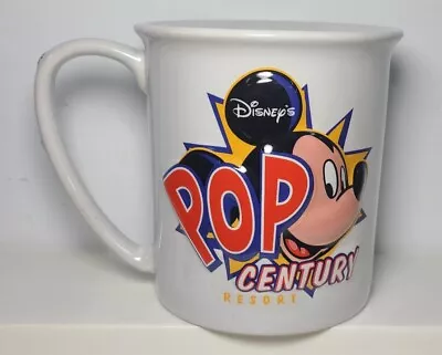 Vintage WDW Disney’s Pop Century Resort Mickey Mouse 3D Ceramic Mug       (TR6) • $35.99