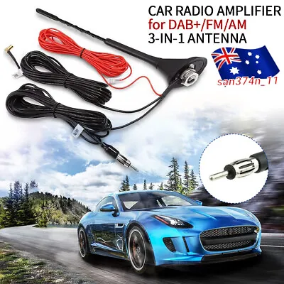 Car Aerial DAB+AM/FM Radio SMB Adapter Aerial DIN For Pioneer Clarion Alpine JVC • $32.65