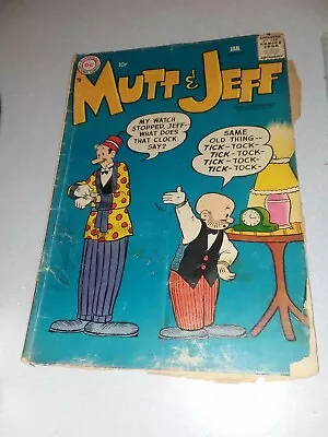 Mutt And Jeff #92 Dc Comics 1957 Early Silver Age Cartoon Strip Comedy Humor & • $15.62