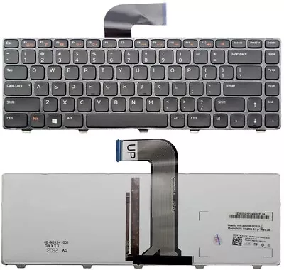 US English Backlit Keyboard Frame For Dell Vostro 3350 3460 P34G001 3560 P24F001 • $13.89