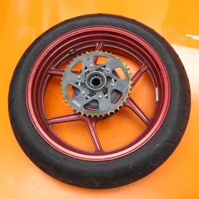 2007-2012 Kawasaki Ninja Zx6r Oem Straight Rear Wheel Back Rim W Tire • $240