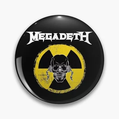 Megadeth Rust In Peace Logo 32mm Button Badge • £2.95