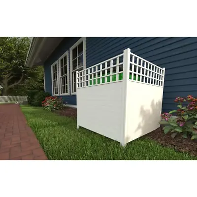 Keswick Vinyl Privacy Fence Panel And Screen Kit (2-Pack) 4 Ft X 3.5 Ft. Zippity • $181.30