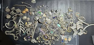 Sterling Silver Jewelry Lot Used 841 Grams • $78