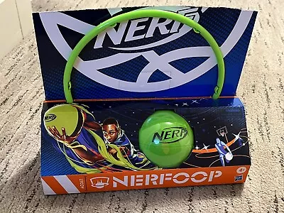 *BRAND NEW NERF NERFOOP The Classic Mini Foam Basketball And Hoop Hooks On Doors • $10.50