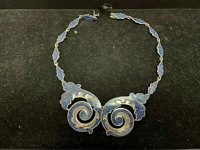 Estate Find Antique Sterling Mexico Margot De Taxco Necklace  • $1000