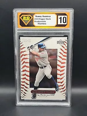 2000 Upper Deck Ovation #26 Manny Ramirez Cleveland Indians Graded 10 Flawless  • $9.95