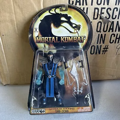 Mortal Kombat Sub Zero Action Figure Shaolin Monks RARE IN BOX 2005 Jazwares • $150