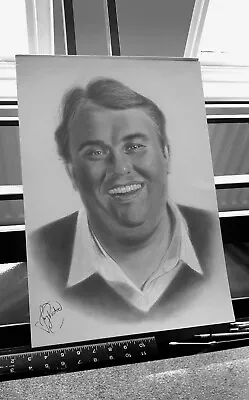 John Candy Comedy Legend Pencil Hand Drawn Art Print A3 Picture Canvas Poster • £20