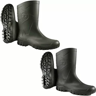 Mens Waterproof Dunlop Wellington Work Gardening Farm Short Ankle Boots Wellies  • £17.49