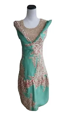 Anthropologie Women' Manish Arora Beaded Sequin Dress New $1.700 Size Small 4-6  • $349