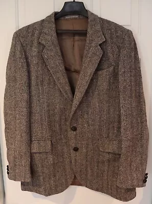 Vintage Harris Tweed Men's Sport Jacket = Size R43 = 100% Wool = Britain = • $49.99