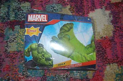 Amscan Child Marvel Hulk Stuffed Hands Costume Halloween • $3