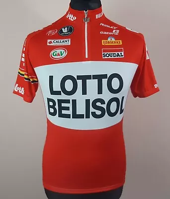 Vermarc LOTTO BELISOL 2012-2014 Cycling Jersey Men's Size S Belguim UCI Shirt • $23.92