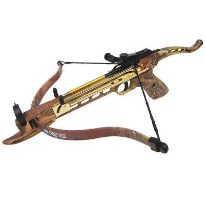 80 Lb Aluminum Camo Self Cocking Crossbow +15 Arrows • $49.99