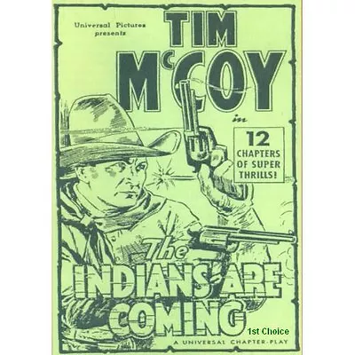 Indians Are Coming - Classic Movie Cliffhanger Serial DVD Tim McCoy Allene Ray • $4.99