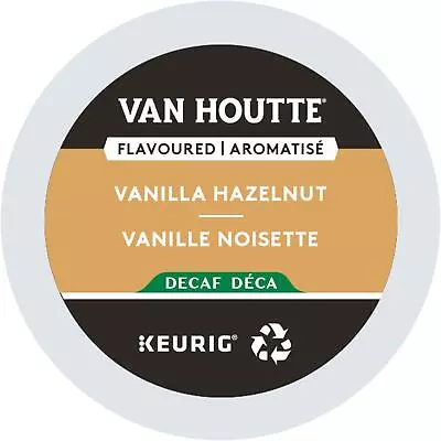 Van Houtte Decaf Vanilla Hazelnut Coffee 24 To 144 Keurig K Cups Pick Any Size • $29.99