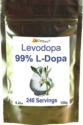 100% PURE L-DOPA Levodopa Mucuna Pruriens Powder NON-GMO 240 Serving Velvet Bean • $34.95