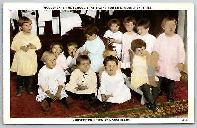 Mooseheart Illinois~Moosheart School Nursery Children~1920s Postcard • $8.99