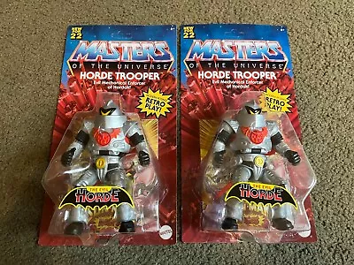 ✅ Lot Of 2 Masters Of The Universe Origins Horde Trooper Action Figure ✅ • $48