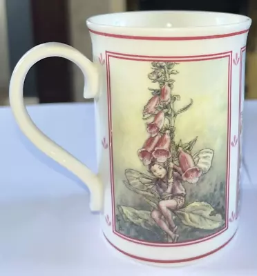 Flower Fairies Danbury Mint Mug Vintage 1997 FOXGLOVE WILD ROSE • £7.99