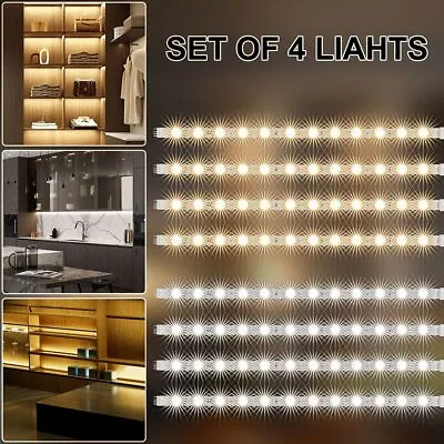 LED Strip Lights Bar Under Cabinet Lighting Kit For Kitchen Cupboard UK Plug • £9.99