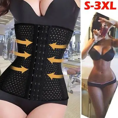 Waist Trainer Women's Cincher Corset Tummy Control Slimming Belt Body Shaper UK • £7.99